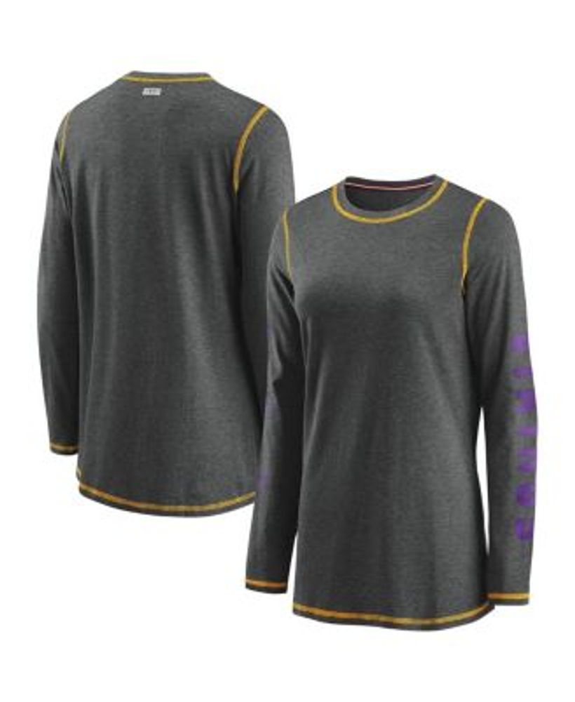 WEAR by Erin Andrews Women's Heathered Charcoal Minnesota Vikings