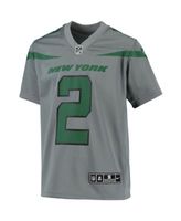 Men's Nike Zach Wilson White New York Jets Game Jersey Size: Large