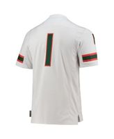 Men's #23 White Miami Hurricanes Team Baseball Jersey