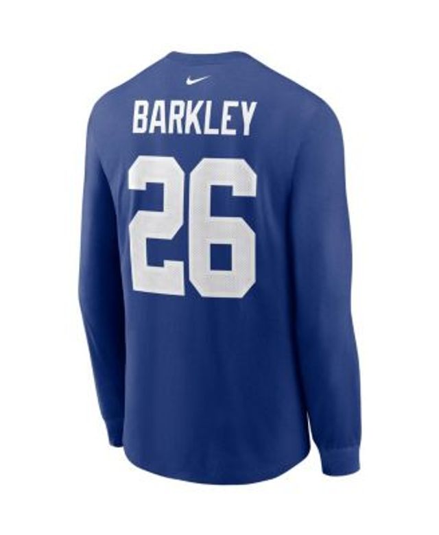 Nike Men's Saquon Barkley Navy Penn State Nittany Lions Alumni Name Number T-Shirt