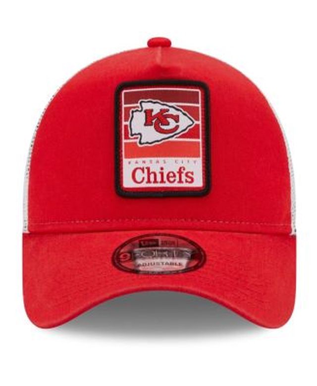 Men's New Era Red Kansas City Chiefs Gradient 59FIFTY Fitted Hat