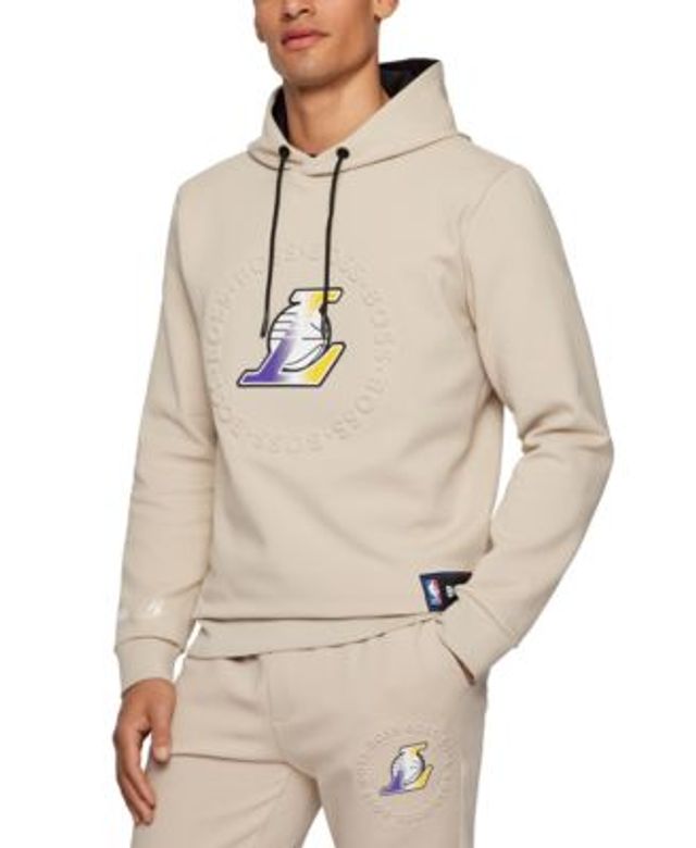 Lakers Pullover Hooded Sweatshirt w/Built in Mask - Roland's Men and Boys