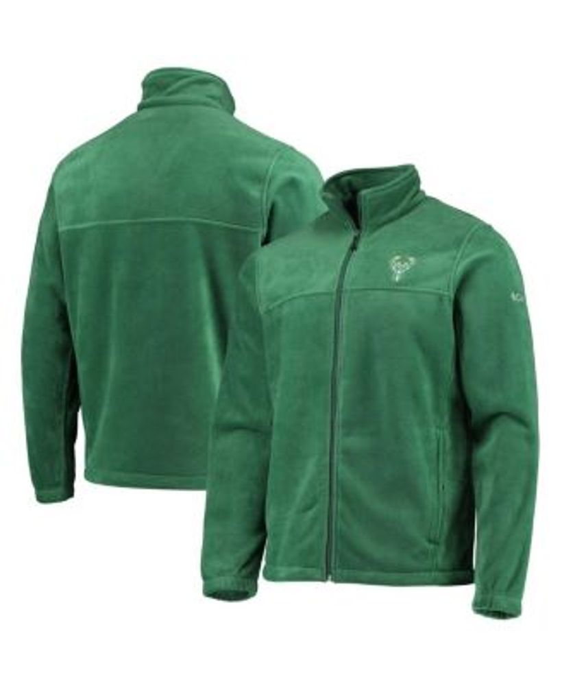 Nike Men's 2021-22 City Edition Milwaukee Bucks Green Full Showtime Full Zip Long Sleeve Jacket, Medium