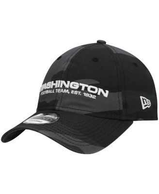 Washington Football Team New Era 2021 Salute To Service Trucker 9FORTY  Snapback Adjustable Hat - Black/Camo