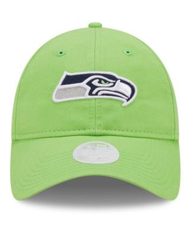 New Era Women's Neon Green Seattle Seahawks Core Classic 2.0 9Twenty  Adjustable Hat