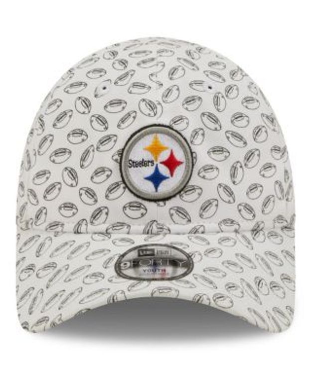 Toddler New Era White Pittsburgh Steelers Cutie Bucket Hat