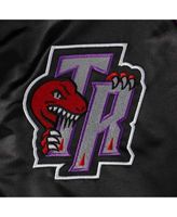 Men's Mitchell & Ness Purple Toronto Raptors Hardwood Classics Authentic Warm-Up Full-Snap Jacket