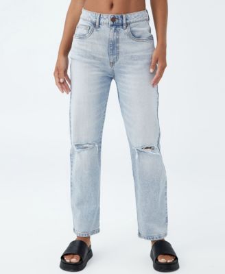 Women's Straight Stretch Denim Jeans