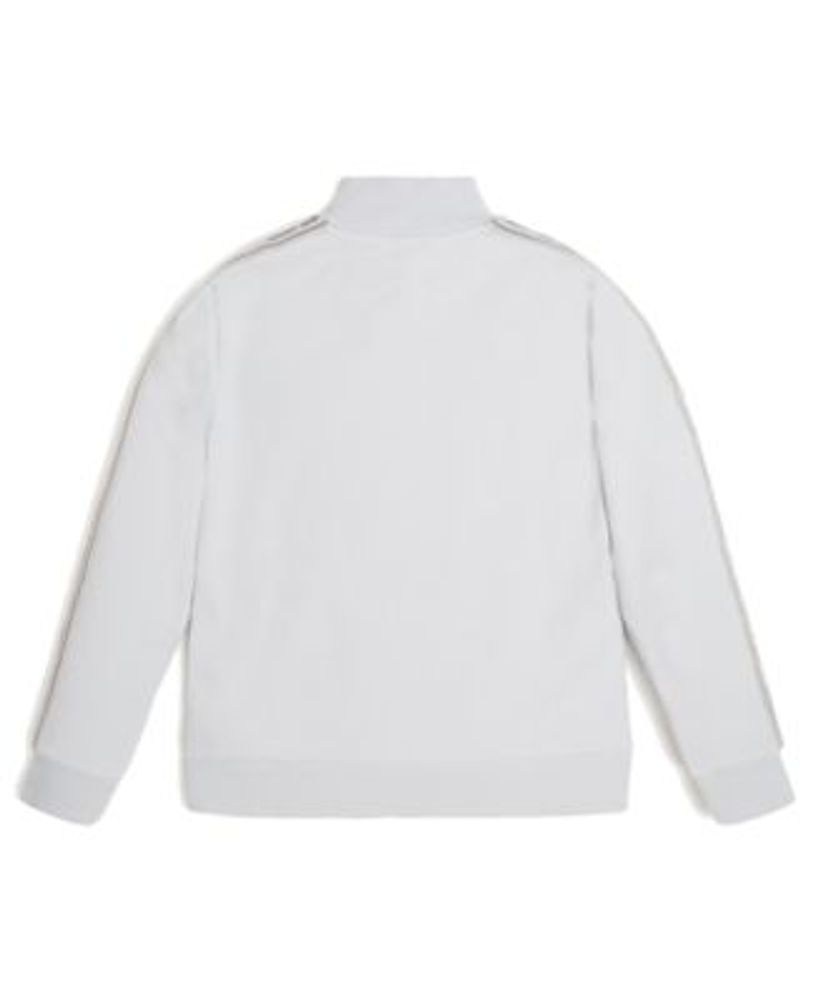 Big Boys Logo Taping Fleece Front Zip Sweatshirt