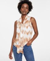 Tie Dye Bow Blouse, Created for Macy's
