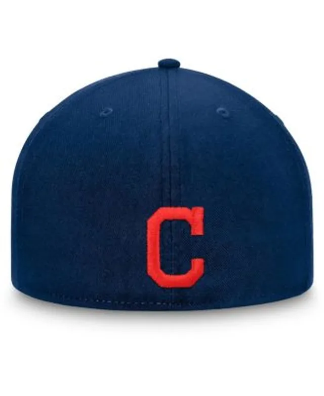 Cleveland Indians Fanatics Branded Cooperstown Core Flex Hat - Navy