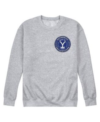 Men's Yellowstone Authentic Blue Logo Fleece Sweatshirt