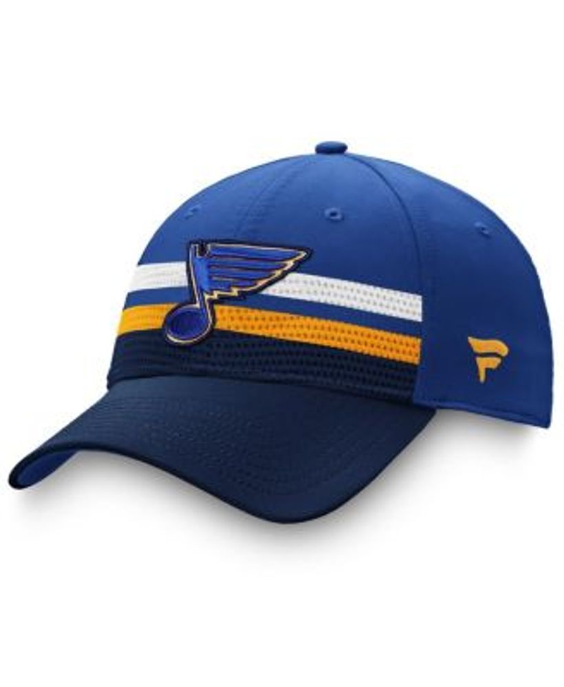 Fanatics Branded St. Louis Blues Blue Authentic Pro Road Snapback Hat