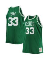 Larry Bird Boston Celtics 1985-86 Black Gold Swingman Jersey