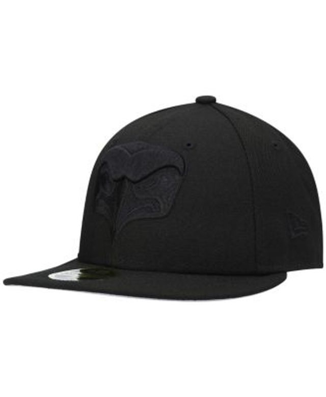 Men's New Era Navy Seattle Seahawks Omaha Low Profile 59FIFTY Structured Hat