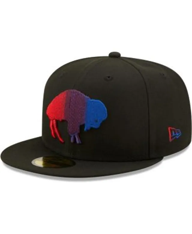 Men's Buffalo Bills New Era Graphite Throwback Logo Storm II Low Profile  59FIFTY Fitted Hat