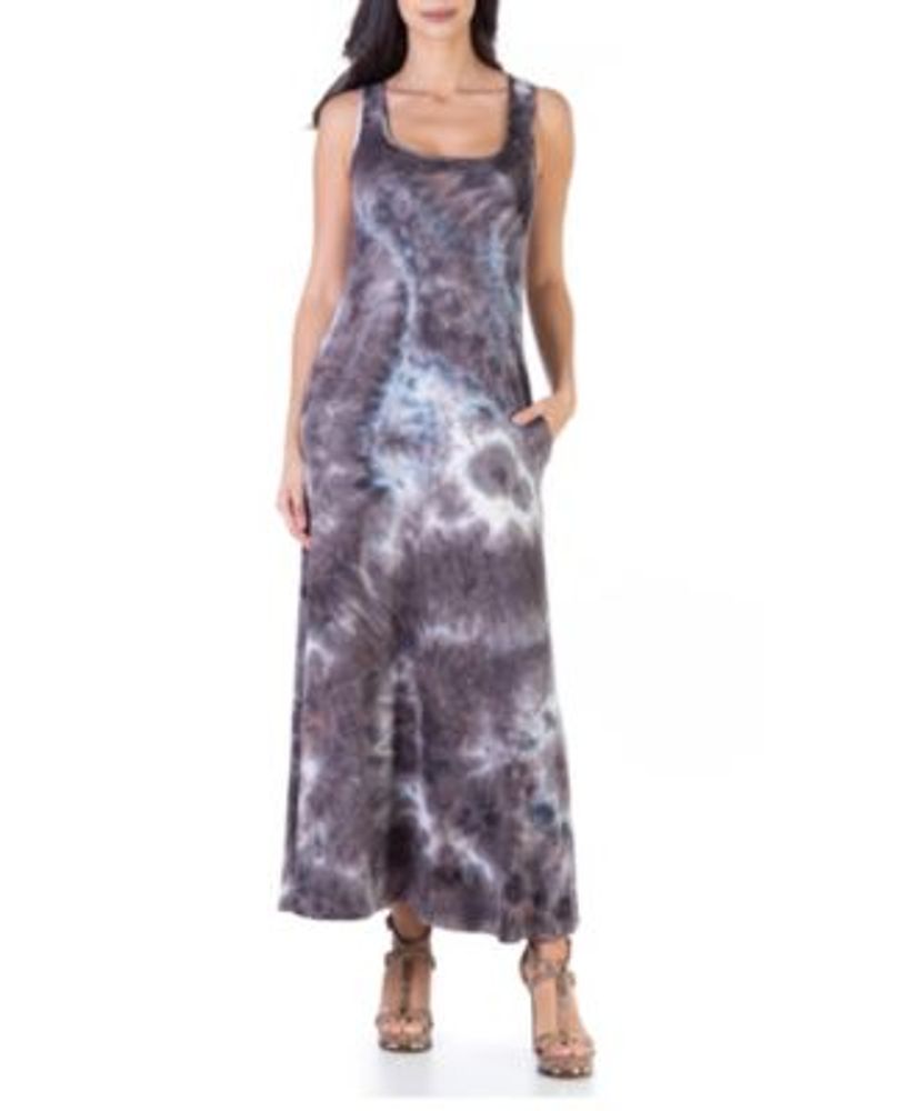 tie dye dress with pockets