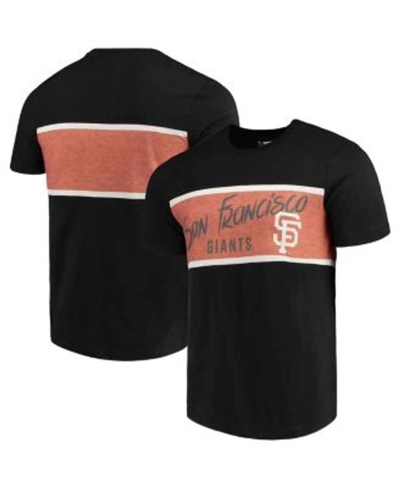 FOCO Men's Black San Francisco Giants Wordmark Panel T-shirt