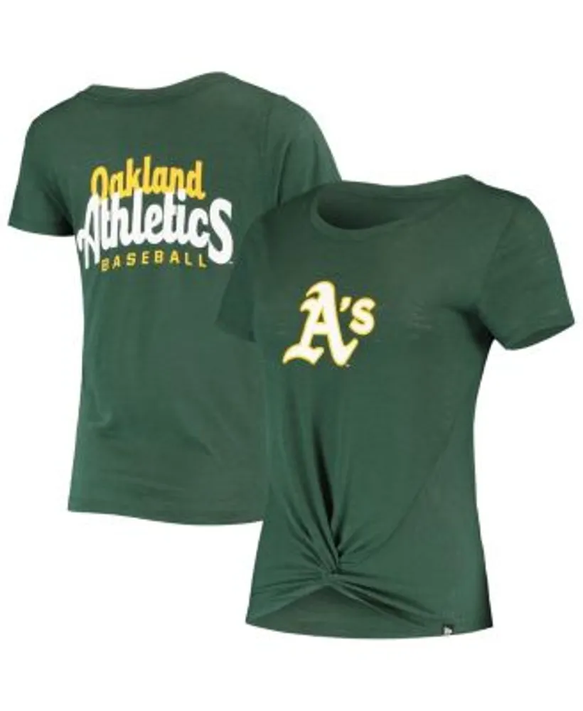 Men's T-Shirt New Era Oakland Athletics MLB Large Logo Oversized Tee Black