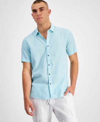 Men's Regular-Fit Textured Shirt, Created for Macy's