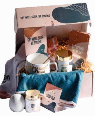 Care Package, Get Well Soon Gift Basket, Self Care Gifts, Sympathy Gift and Spa Kit, Body Care Gift Set, 13 Piece