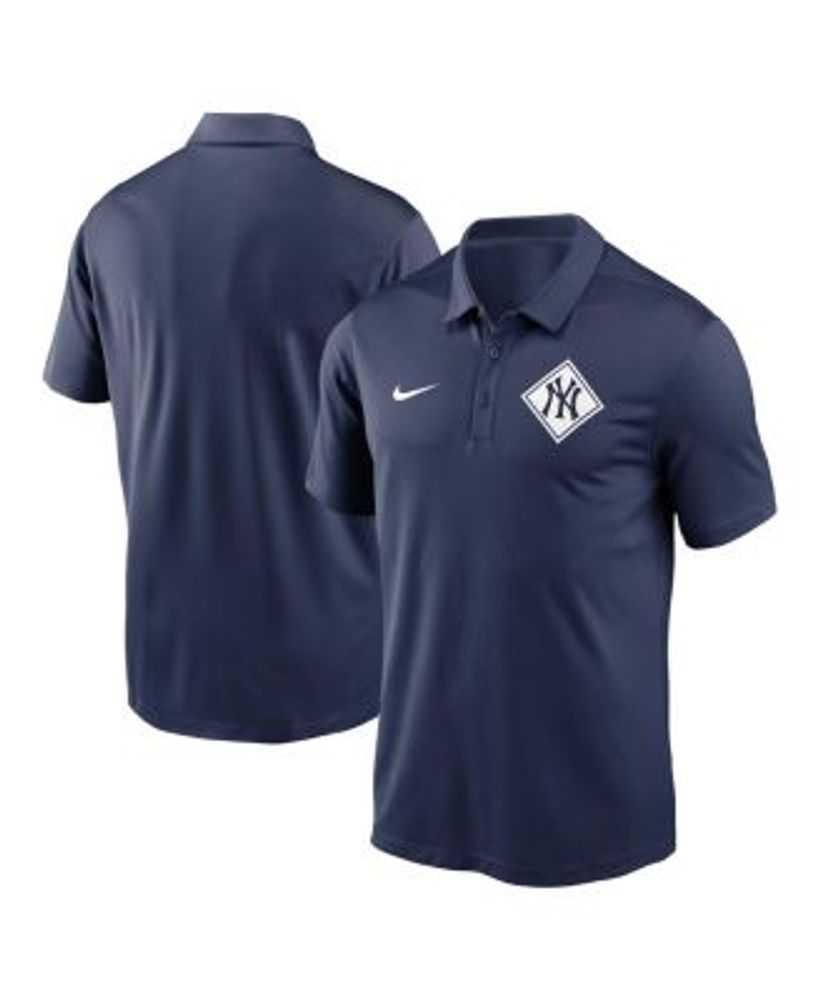 Nike Men's New York Yankees Navy Logo Franchise Polo T-Shirt