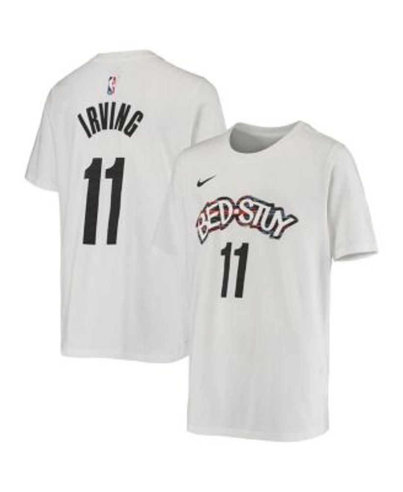 Youth Boys Kyrie Irving White Brooklyn Nets Name Number Performance T-shirt | The Shops at Bend