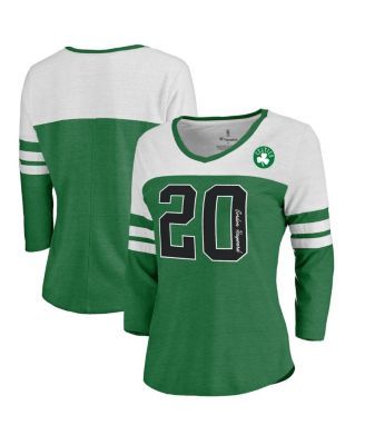 Women's Kelly Green/White Boston Celtics Team Pride Pullover Sweatshirt Size: Large