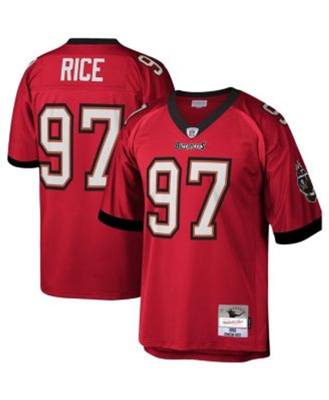 Men's Mitchell & Ness Jerry Rice Scarlet/Gold San Francisco 49ers 1994 Split Legacy Replica Jersey Size: Small