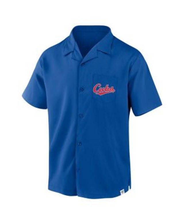 Fanatics Branded Royal Chicago Cubs Proven Winner Camp Button-Up Shirt