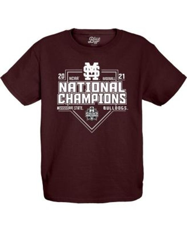 Youth Blue 84 Maroon Mississippi State Bulldogs 2021 NCAA Men's