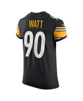 Men's Nike T.J. Watt Black Pittsburgh Steelers Alternate Game Jersey