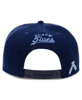 Men's Physical Culture Light Blue Smart Set Athletic Club of Brooklyn Black Fives Fitted Hat