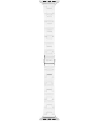  White Ceramic Band for Apple Watch, 38 40, 41mm
