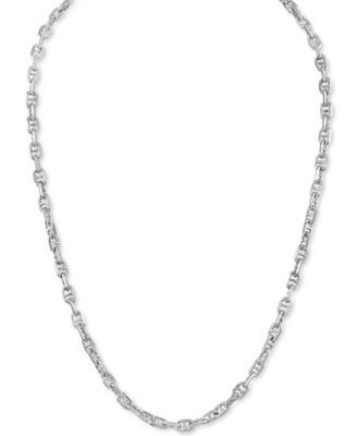 Mariner Link 22" Chain Necklace in Sterling Silver, Created for Macy's