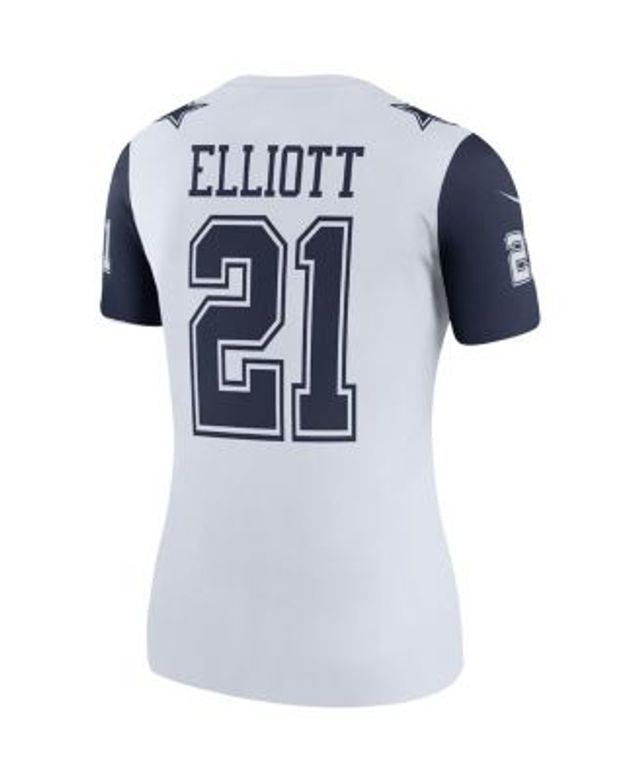 Nike Ezekiel Elliott Gray Dallas Cowboys Atmosphere Fashion Game Jersey