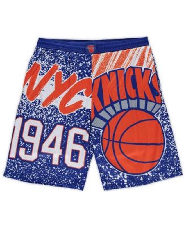 Men's Mitchell & Ness Royal Denver Nuggets Big & Tall Hardwood Classics  Jumbotron Shorts