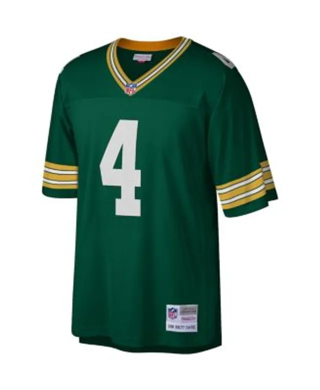 Men's Mitchell & Ness Brett Favre White Green Bay Packers 2001 Legacy Replica Jersey Size: Small