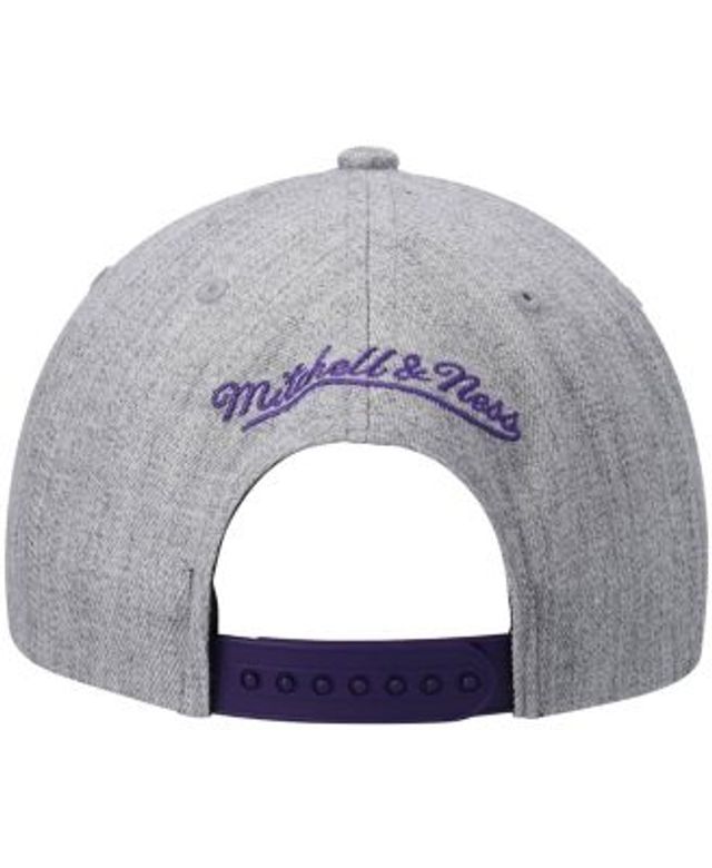 Men's Mitchell & Ness Heathered Gray La Clippers 2.0 Snapback Hat