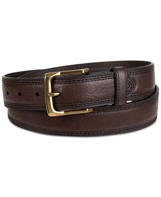 Men's Faux-Leather Stretch Belt