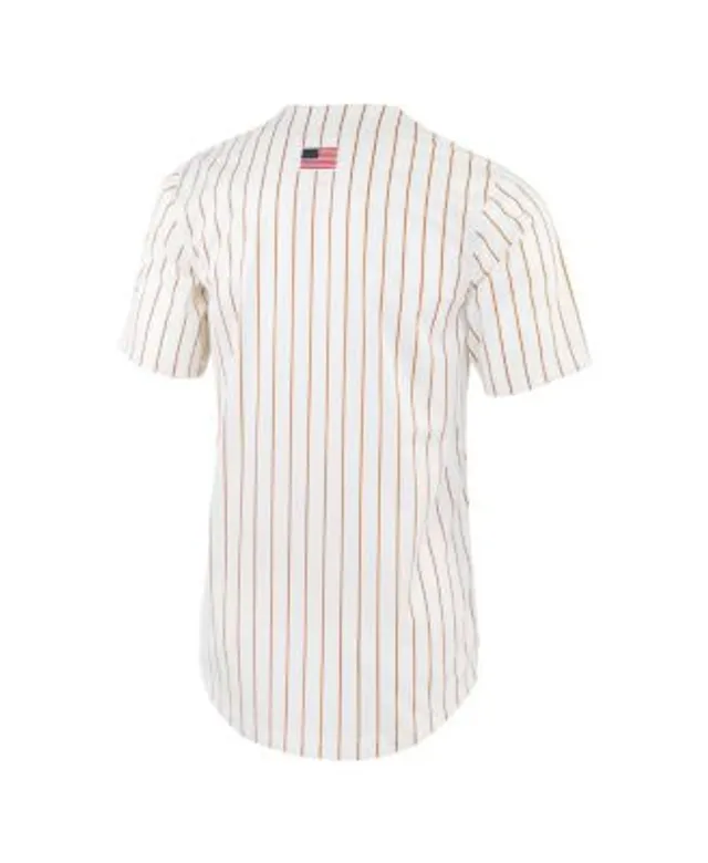 Men's Nike White Texas Longhorns Replica Full-Button Baseball Jersey