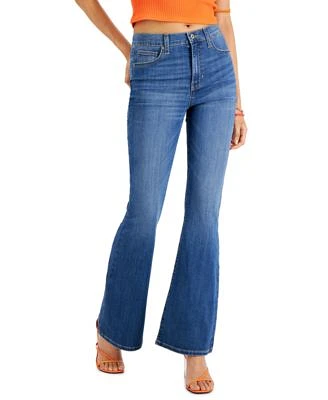 Juniors' High-Rise Flare Jeans