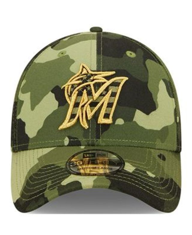 Men's New Era Camo New York Mets 2021 Armed Forces Day 9FORTY