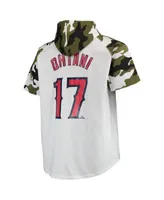 Aaron Judge New York Yankees Player Big & Tall Raglan Hoodie T-Shirt -  White/Camo