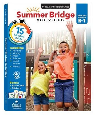 Summer Bridge Activities, Grades K - 1: Bridging Grades Kindergarten to First by Summer Bridge Activities