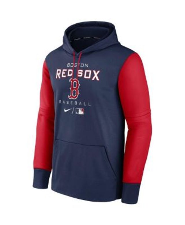 Nike Men's Red, Navy Boston Red Sox Authentic Collection Performance Hoodie  - Macy's