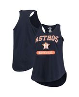 Houston Astros Profile Women's Plus Size Tank Top - Navy