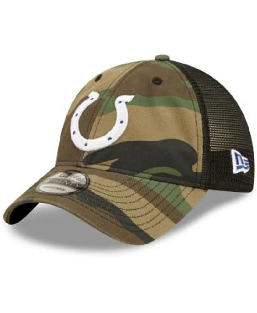 Dallas Cowboys New Era Basic 9TWENTY Trucker Snapback Hat - Camo/Black