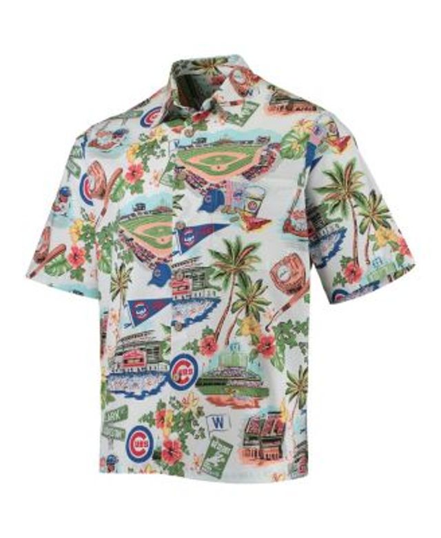 Chicago Cubs Reyn Spooner Vintage Button-Up Shirt - Royal/Red