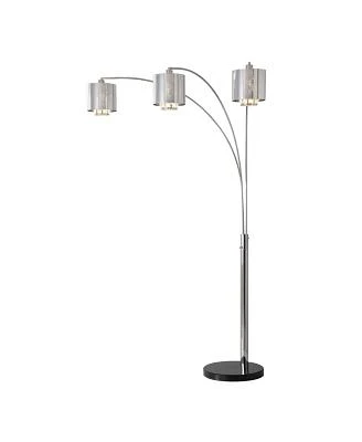 Marilyn 90" 3 Light Arc Lamp with Rotary Switch